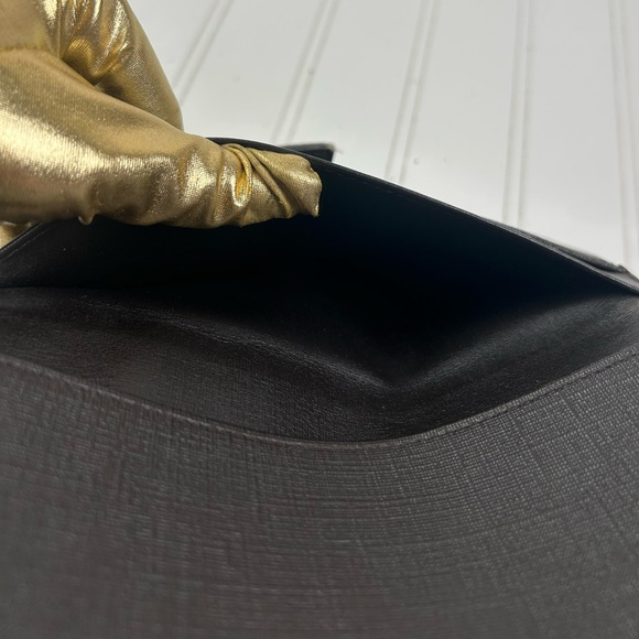 Gucci Gray Monogram Wallet with Gold Accents - Picture 7 of 10